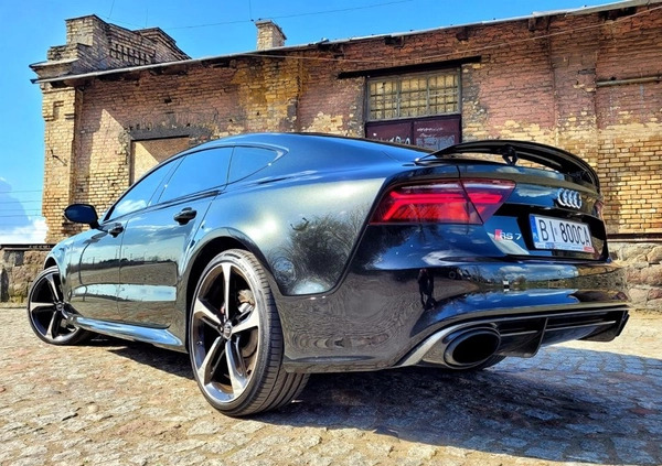 Audi RS7 cena 229000 przebieg: 96000, rok produkcji 2016 z Białystok małe 121